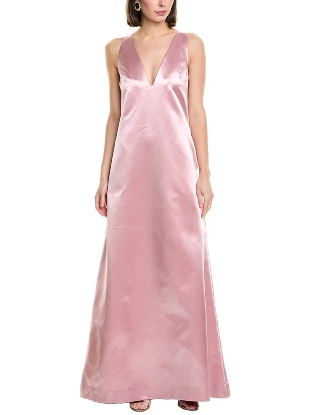 Staud Teagan V-Neck Maxi Dress - Picture 2 of 8